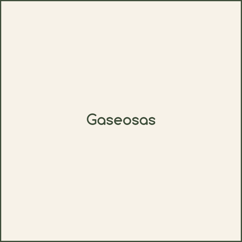 Gaseosas